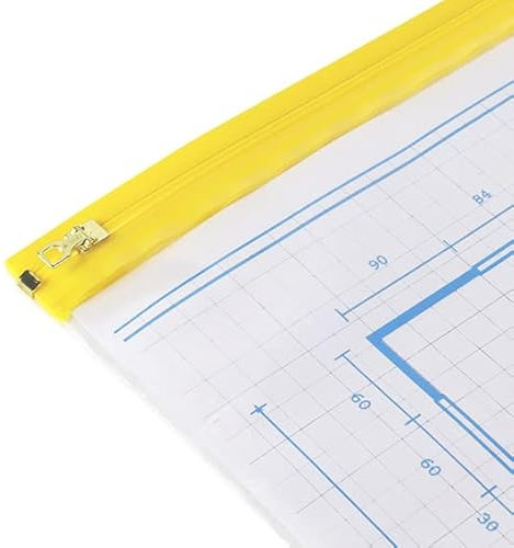 SPRINTIS Planschutztaschen A1 mit Gleitverschluss im 10er Set, wetterfeste, schmutzabweisende und transparente Planschutztaschen (DIN A1)
