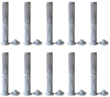Isolbau Siebhülsen - Ankerhülse 12 x 80 mm für Ankerstangen und Bolzen M6-M8, zum Füllen mit Verbundmörtel - 10 Stück