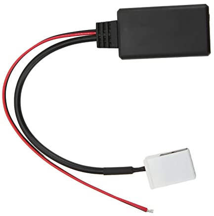 Qiilu Adaptateur de Câble Audio Bluetooth Auxiliaire, Remplacement RD4 de L'autoradio 12 Broches pour C2 C3 C4 C5 C6 C8 avec Fonction de Musique Bluetooth (sans Micro)