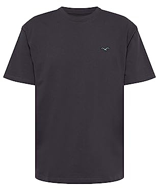 Cleptomanicx Herren Shirt Ligull Boxy 2 Nachtblau/türkis L