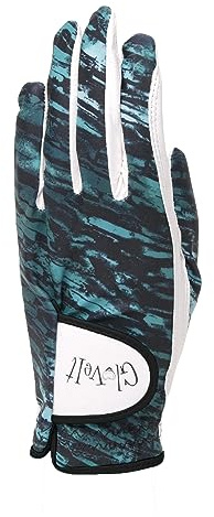 Glove It Guante de Golf para Mujer, Ligero y Suave, de Piel Cabretta para Mujer, Cuenta con protección UV, Cristal de mar