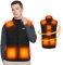 Journeyside Gilet Chauffante Homme Femme, Gilet Chauffant Électrique, Veste Chauffante USB avec 11 Zones 3 Niveaux Réglables, Chauds Gilet Chauffé Lavable En Machine pour Randonnée,Ski (sans Batterie)