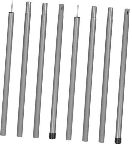 Happyyami 2 Pack Sturdy Iron Canopy Poles for Gazebo Tent Camping Outdoor Adjustable Support Rods Tarp Accessory