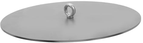 COOPHYA Vintage Iron Stove Lid Furnace Cover Thickened Steel Plate Easy Clean Burner Stove Lid