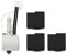 HzdaDeve Gehärtete Düse Hotend für Kobra S1 Combo 0.4MM Edelstahl Druckkopf Extruder Kit Hot End Heizblock Heizstab mit Extra 2-Pack Silikon Abdeckung für Anycubic Kobra S1/ACE Pro