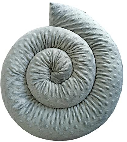 Bebeloo Bettschlange Bettkissen Seitenschläferkissen Nackenrolle Schlafkissen Kuschelschlange Stillkissen Zierkissen Zugluftstopper Body Pillow Minky Oeko-TEX (Grau, 400 cm)