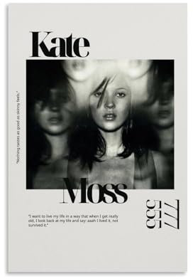 Kate Poster, Moosmusik, Vintage-Modell, Musikposter für Zimmer, ästhetische Leinwand, Wandkunst, Schlafzimmerdekoration, 20 x 30 cm