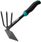 Outil à main de truelles de jardin - 4x Small Planting Phelt Set | Ensemble d'outils de jardin comprenant une truelle à main, un râteau de fouille de bêche à la transplantation à la serre pour les fou