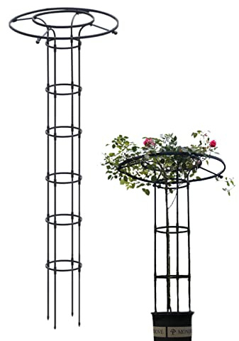 Zimmerpflanzen-Rankgitter, vertikaler Turm, Gartengitter für Kletterpflanzen, Unterstützung für Ranken, Tomaten, Erbsen und mehr – langlebiges, platzsparendes Design für Heimdekoration