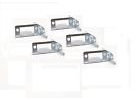 10 X Chrome Flush Hinge 50MM 2 Door Cupboard Wardrobe Caravan Boat Motorhome