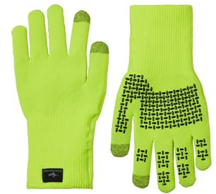 SealSkinz Unisex Allwetter Ultra Grip-Strickhandschuh – Gelb, L