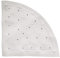 Home Flair Cushioned Non Slip Anti Mould Shower Mat | Strong Suction Curved Corner Bath Mat