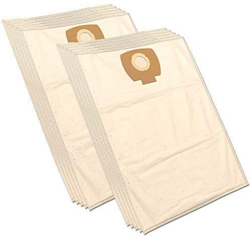 PakTrade 10 Mikrovlies Staubsaugerbeutel für Nilfisk Alto AERO 20, 20-11, 20-21, 25-11, 25-21, 302002404, WAP, PROTOOL VCP 300, Filtersack, Filtersäcke