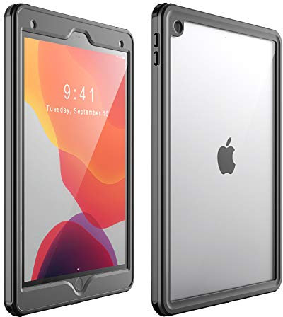 AICase iPad 7th Generation Case 10.2 2019/ iPad 10.2 Case, Waterproof Protective Case with Built-in Screen Protector Shock-Absorbing Bumper Dustproof Submersible Full-Body Case