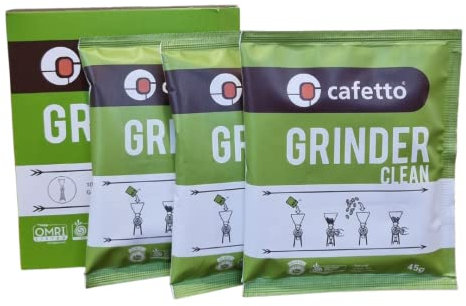 Cafetto Grinder Clean 100% Natural Coffee Grinder Cleaner, 3 x 45g