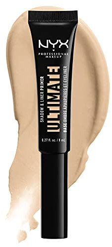 NYX Professional Makeup Base à Paupières Ultimate Shadow & Liner Primer, Infusée en Vitamine E, Formule Vegan, Teinte : Medium