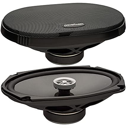 PowerBass OE-692T - 6x9 Shallow Mount Coaxial Speakers 2-Ohm - Pair