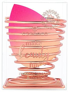 essence make beauty fun make up sponge & holder, Geschenkset, Nr. 01 Hold Onto Happy Thoughts!, mehrfarbig (2 Stück)