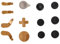 Thumbsticks de Metal para Xbox One, Piezas de Repuesto de Joysticks Kit de Piezas de Repuesto de Joysticks de Metal Compatible con Xbox One Elite Series 2 (Oro)