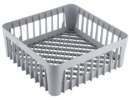 METRO Professional Cesta para lavavajillas GBL4000, polipropileno, 40 x 40 cm, color gris