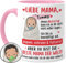 Tassenliebling® Mama Tasse personalisiert für frischgebackene Mütter - Liebe Mama diesen Muttertag kann es dir nicht selber sagen - Rosa - Erster Muttertag - Geschenk für junge Mamas mit Baby