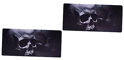 NUOBESTY 2st -mauspad Stützpolster Halloween-tastaturauflage Gaming-oberflächenmatte Rutschfestes Mauspad Halloween-Gaming-pad Mit Handgelenkauflage Erweitertes