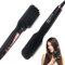 BelonLink Cepillo Alisador Pelo, Plancha de Pelo Profesional, Peine Alisador de Pelo con Iones Negativos, 6 Temperaturas, 120°C-220°C, Apagado Automático, LCD-Display, Protección Antiquemaduras