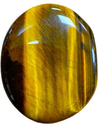 Galet Plat en Oeil de Tigre Qualité Extra de 2 à 5 CM au choix, Pierre Naturelle d'Afrique du Sud (2 à 3 CM)