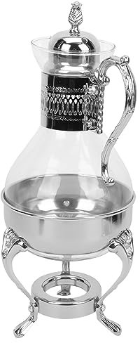 Hemobllo Cafetera de Vidrio con Retro Tetera para Café para Uso Restaurantes
