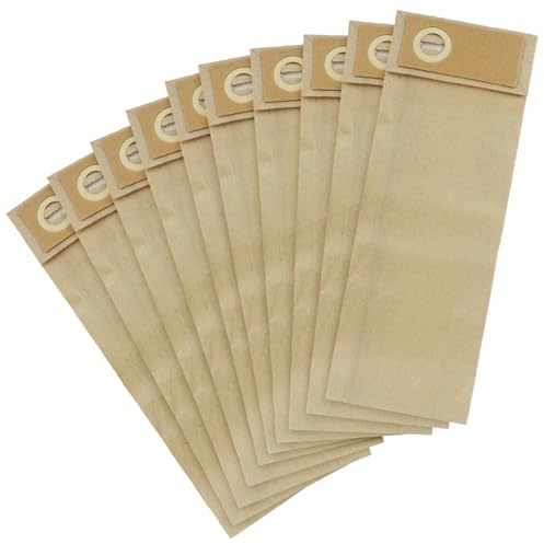 Reliapart Paper Vacuum Cleaner Dust Bags (10 Pack) for Trewax RX30, UPV550, Qualvac Upright, Nilfisk GU350A, Premiere UV160, Truvox Evolution, Karcher CW30 Series, Sebo 350 Evolution, 56703868