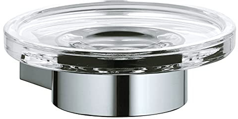 Keuco Plan 14955019000 Porte-savon en cristal véritable Surface et plaqué Chrome