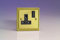 Varilight - 1 Gang 13 Amp Single Switched Socket Georgian Brass - XG4B