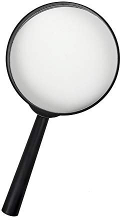 Boland 00617 - LupeGröße 17,5 cm, Plastik, Vergrößerungsglas, Detektiv, Ermittler, Spurensucher, Accessoire, Mottoparty, Karneval