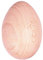 HOFMEISTER® Stopfei Nähhelfer aus Holz - Holzei Nähei Fingerhut aus Buchenholz, zum Stopfen von Löchern in der Kleidung, schützt die Finger vor der Nähnadel, 6 cm
