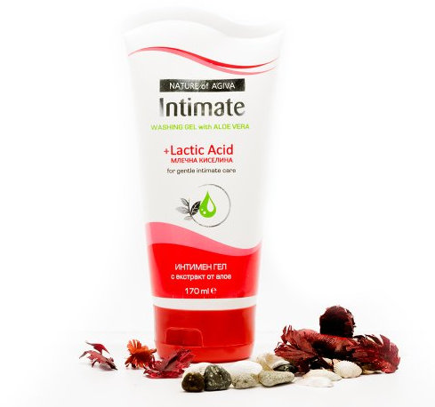 Agiva Feminine Wash mit Milchsäure und Aloe Vera für die sanfte Intimpflege 170ml