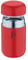 Drink Pod Vacuum Insulated Foodpod, Food Flask, Stainless Steel, Leakproof, Up to 6 Hours Hot and 24 Hours Cold, Red, 400ml