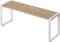 YAMAZAKI 3155 Tosca Breites Küchenregal, weiß, Stahl/Holz, minimalistisch, 40 x 12 x 15.5 cm
