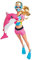 Simba 105733201 – Steffi Love Dolphin Fun/en Combinaison de plongée/avec Lunettes de plongée et Palmes/avec Dauphin pour Jouer/Poupée à Habiller / 29 cm – pour Enfants à partir de 3 Ans