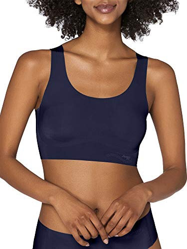 Sloggi Damen Bustier Zero Feel Top, Blau (Skyline 6582), XS