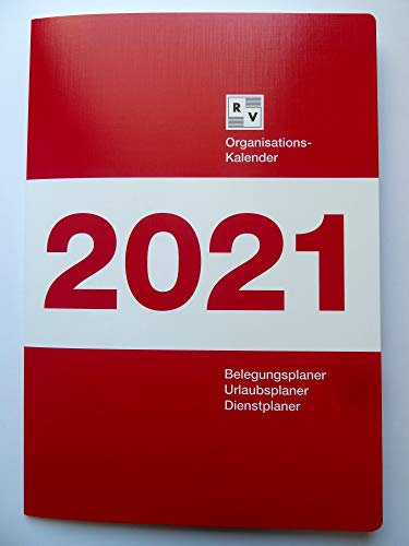 Organisationskalender 2021, Schafberger Verlag, Zimmerbelegungsplan, Belegungsplan, Urlaubsplan, Dienstplaner