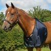 Bossy's Bibs Horse bib,anti rub/shoulder guard/anti rub vest (Small Full 14.2-15.1, Navy)