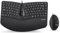 Perixx Periduo-406, Wired Mini Ergonomic Split Keyboard and Vertical Mouse Combo with Adjustable Palm Rest and Membrane Low Profile Keys, UK Layout