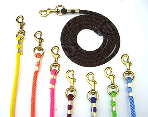 Führstrick - Brass SNAP - 5/8´´ x 8´´ - 8 versch. Farben (Brown-braun)