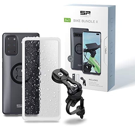 SP CONNECT Fahrrad-Handyhalterung für Samsung S20 Plus | Wasserdichter Handyhalter für Fahrradlenker | Fahrradhandyhalterungen für alle Smartphone Handys wie iPhone Samsung