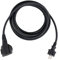 Stagecaptain PSPEXT-10 Verlängerungskabel - Länge: 10m - Schutzklasse IP44 - H07RN-F Kabel (3x 1,5 mm²) - Gummiummantelt - Mit Kindersicherung und Abdeckkappe - Schwarz