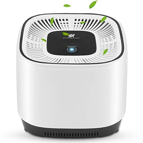 Air Purifier for Home, Portable Air Purifier with H13 True HEPA Air Filter for Bedroom,Pet,Office,Car,Small Mini Quiet Desktop Air Cleaner with washable filters for Pet Dander,Smoke,Dust,Odor,Pollen
