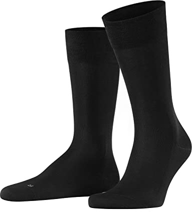 FALKE Herren Sensitive Malaga Socken druckfreier Komfortbund flache Naht gegen Druckstellen einfarbig komfortabel Diabetiker Alltag Business atmungsaktive nachhaltige biologische Baumwolle 1 Paar