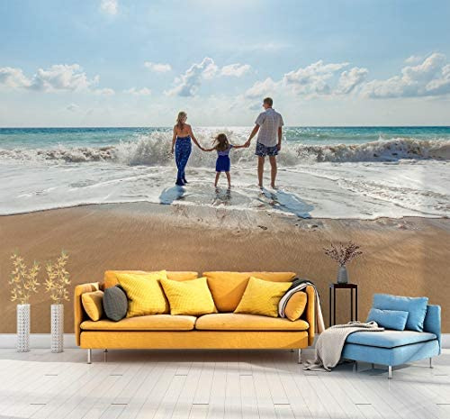 SIGNFORD Custom Wall Mural Prints with Your Photos Removable Wallpaper Personalized Decorration for Bedroom Living Room - 66x96 inches