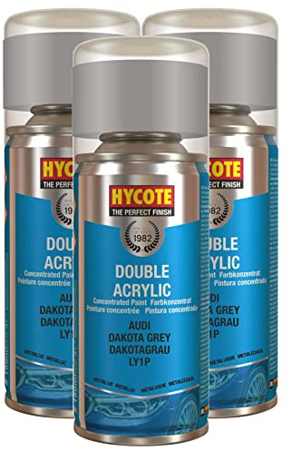Hycote Audi Dakota Grey (Metallic) 150ml (Pack of 3)
