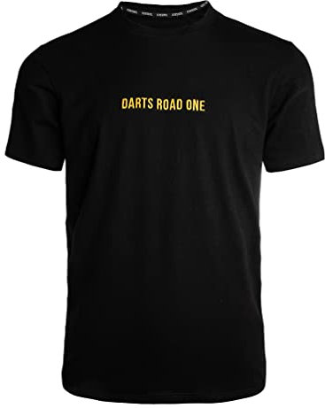 CUESOUL DARTS ROAD ONE Schwarzes T-Shirt